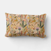 Coussin Rectangle Arts et artisanat fleur sauvage et chardon écossai (Verso)