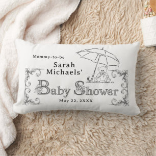 Coussin Rectangle Artsy Baby shower Mommy-to-be