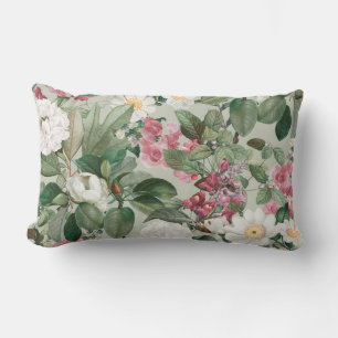 Coussin Rectangle Assez floral décoratif voyant 