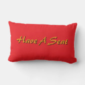 Coussin Rectangle Assieds-toi 2 tons (Verso)