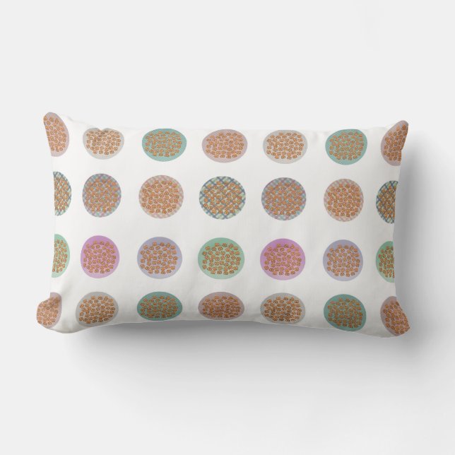 Coussin Rectangle Assiettes de Bretzel's (Recto)