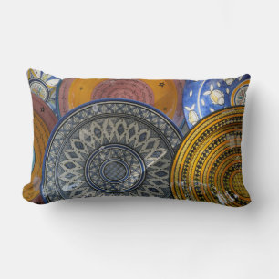 Coussin Rectangle Assiettes en céramique
