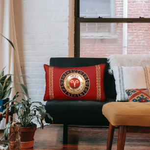 Coussin Rectangle Astrologie Aries