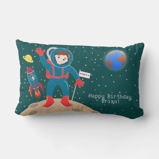 Coussin Rectangle Astronaute (Verso)