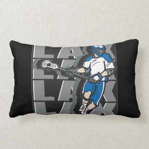 Coussin Rectangle Attaque de lacrosse