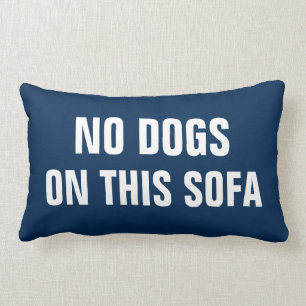 Coussin Rectangle Aucuns chiens sur ce sofa