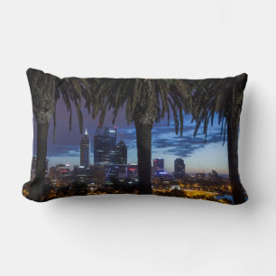 Coussin Rectangle Australie, Perth, ciel de la ville depuis Kings Pa