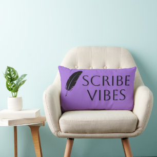 Coussin Rectangle Auteur écrivain poète Scribe Vibes