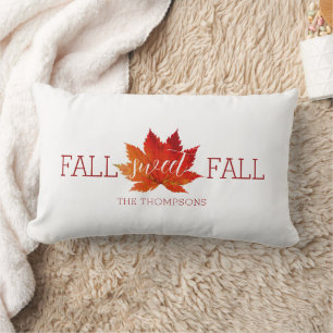 Coussin Rectangle Automne Douce automne Rouge automne Feuille d'érab