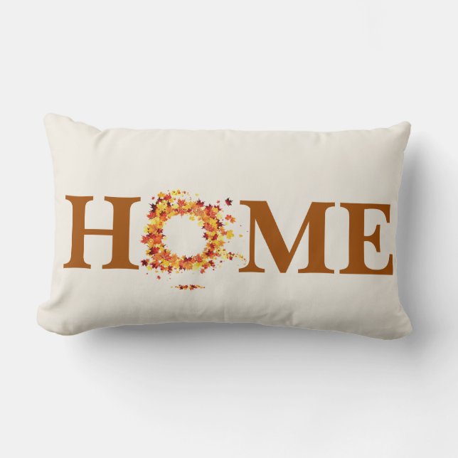 Coussin Rectangle Automne Feuilles d'automne Jeu d'oreiller (Recto)