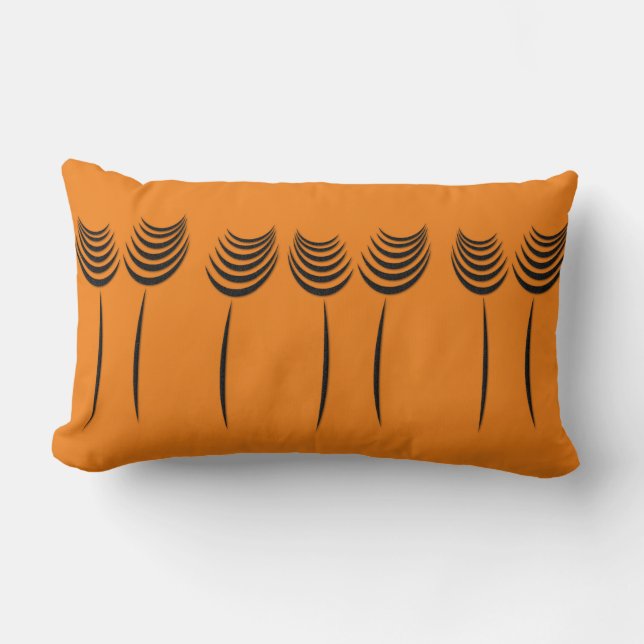 Coussin Rectangle Automne Mood Ink Fleurs d'Art (Recto)