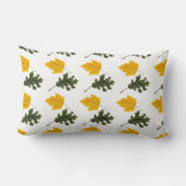 Coussin Rectangle Autumn Symmetry Leaf Pattern (Verso)