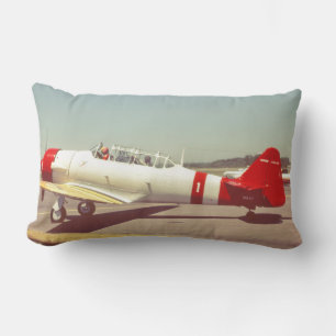 Coussin Rectangle Aviation, avion vintage de propulseur de marine