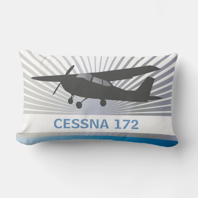 Coussin Rectangle Avions à haute voilure (Recto)