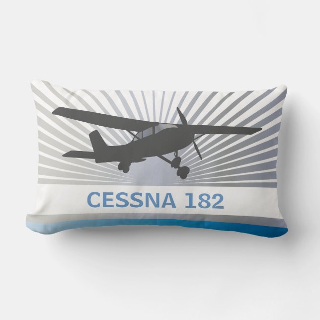 Coussin Rectangle Avions à haute voilure (Recto)