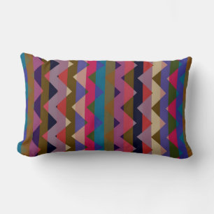 Coussin Rectangle Aztec Chevron Zigzag Stripe Motif 10