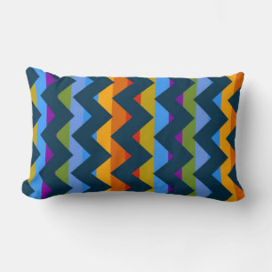 Coussin Rectangle Aztec Chevron Zigzag Stripe Motif 9