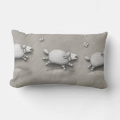 Coussin Rectangle Baa Relief Joyeux mouton de galopante (Recto)