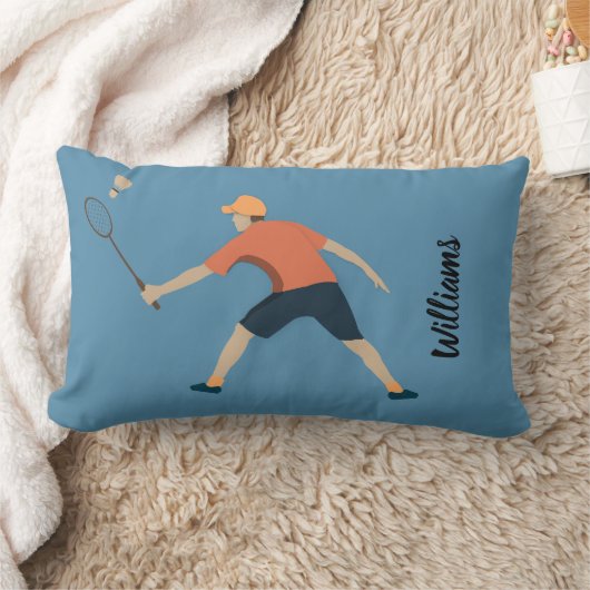 Coussin Rectangle Badminton (Couverture)