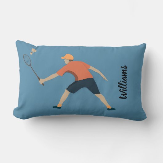 Coussin Rectangle Badminton (Recto)
