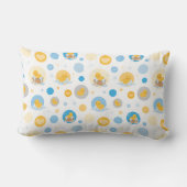 Coussin Rectangle Baignoire à bulles de canard jaune Imprimer Oreill (Verso)