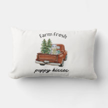 Baisers de chiot frais de ferme