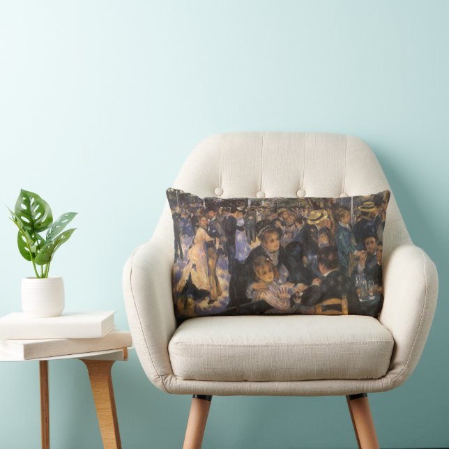 Coussin Rectangle Bal au moulin de la Galette de Pierre Renoir (Chaise)