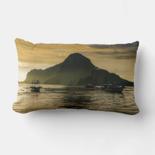 Coussin Rectangle Balancier au coucher du soleil