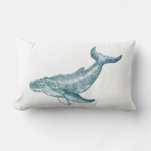 Coussin Rectangle baleine (Recto)