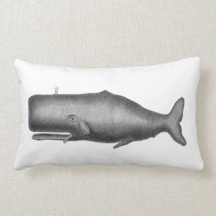 Coussin Rectangle Baleine Vintage