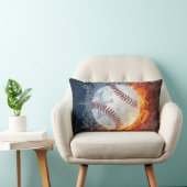 Coussin Rectangle Balle de baseball (Chaise)