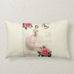 Coussin Rectangle Ballerine parisienne