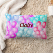 Coussin Rectangle Balloon personnalisé (Couverture)
