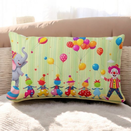 Coussin Rectangle Balloon Whimsical Fiesta Cushion