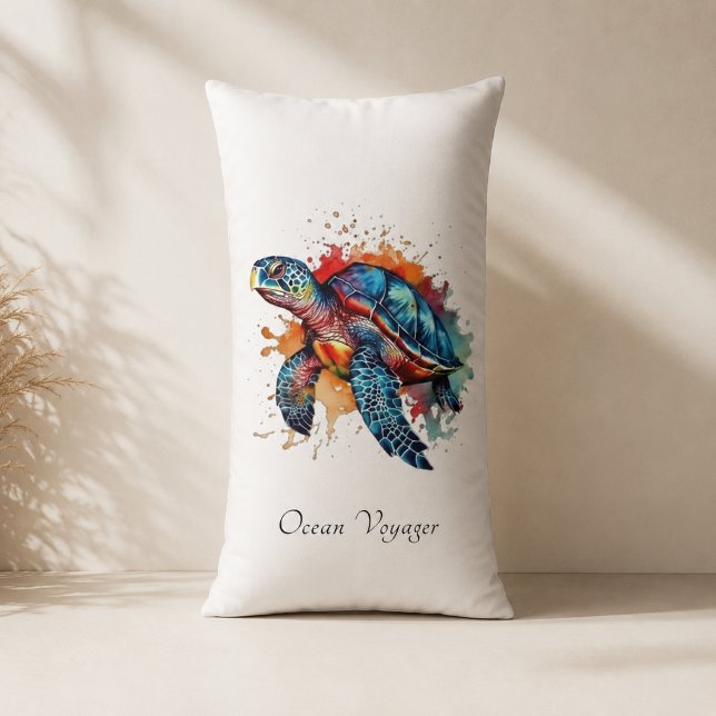 Coussin Rectangle Banc côtier de Turtle Cove Accent (Créateur téléchargé)