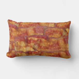 Coussin Rectangle Bande de lard frite