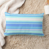 Coussin Rectangle Bandes bleu ciel (Couverture)