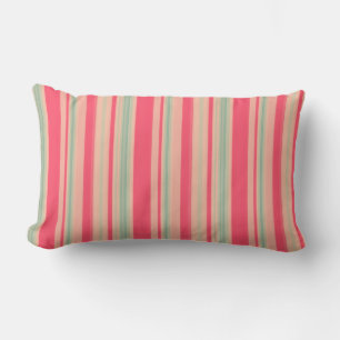 Coussin Rectangle Bandes de jardin 05 (bandes verticales)