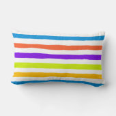 Coussin Rectangle Bandes dessinées à la main dans des couleurs pop a (Verso)