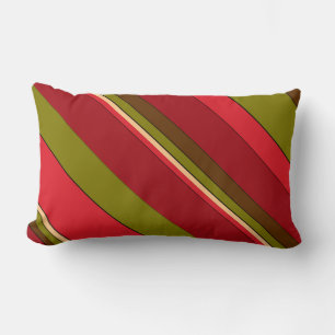 Coussin Rectangle Bandes en gras