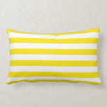 Coussin Rectangle Bandes jaunes horizontales<br><div class="desc">N'oubliez pas de vérifier toutes les options pour customiser votre sélection !

Par exemple,  le blanc dans le design peut être changé en une couleur différente !

Merci de chercher !</div>