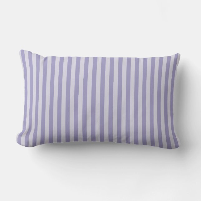 Coussin Rectangle Bandes pourpres (Recto)