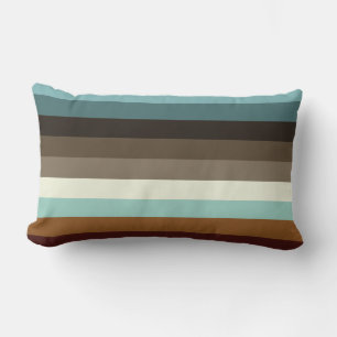 Coussin Rectangle Bandes rétro