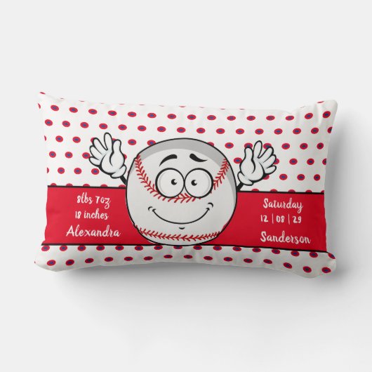 Coussin Rectangle Base-ball (Verso)