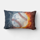 Coussin Rectangle Baseball (Verso)