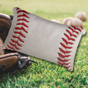 Coussin Rectangle Baseball et Softball Couture Rouge