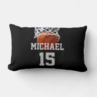 Coussin Rectangle Basket-ball Votre nom