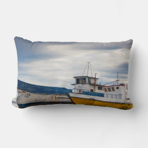 Coussin Rectangle Bateaux de pêche