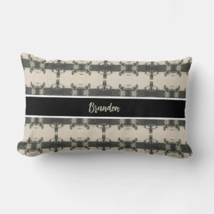 Coussin Rectangle Bâtiment de rue vintage Algérie Alger
