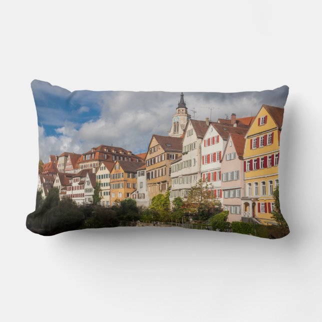Coussin Rectangle Bâtiments de la vieille ville| Allemagne (Recto)